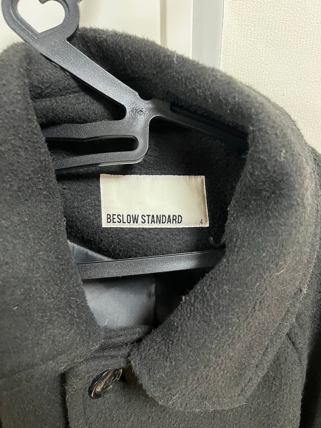 비슬로우 스탠다드 싱글 코트 블랙 L 상품이미지3