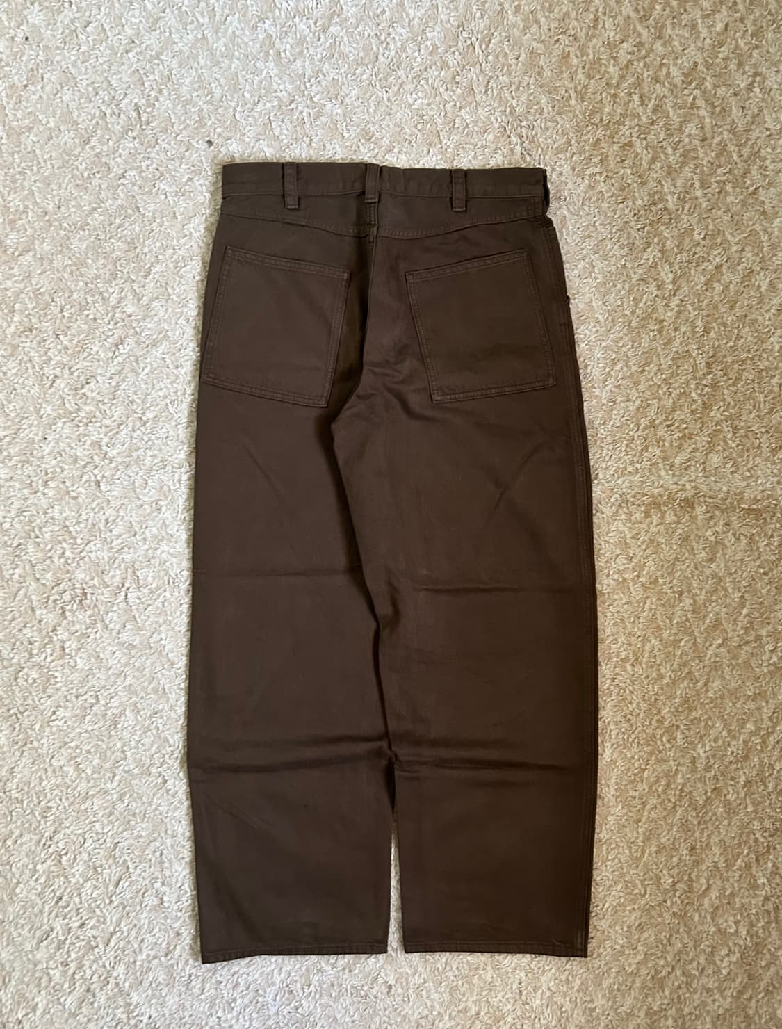 유니클로 브라운 데님 팬츠(m) 상품이미지2