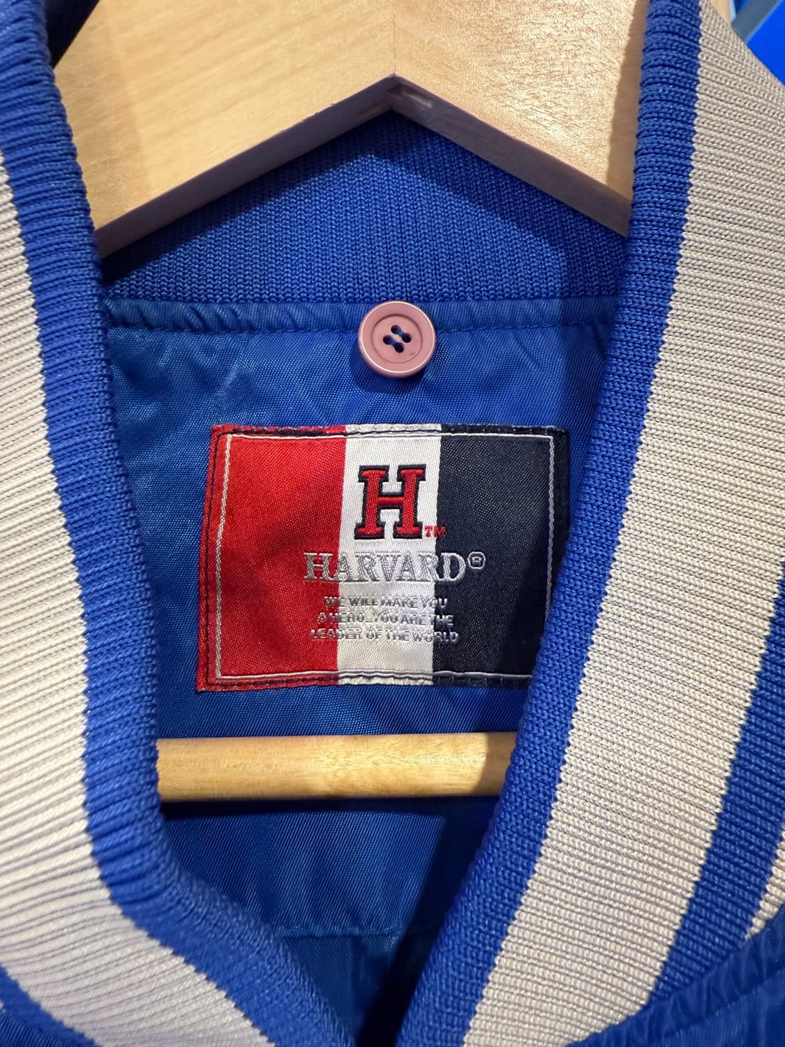 하버드 블루 바시티 자켓 상품이미지2