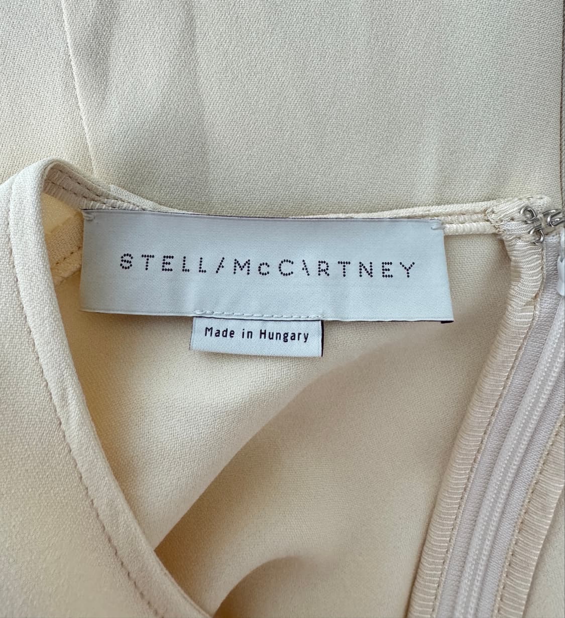 STELLA McCARTNEY 스텔라맥카트니 크림컬러 반팔 블라우스 40 상품이미지5