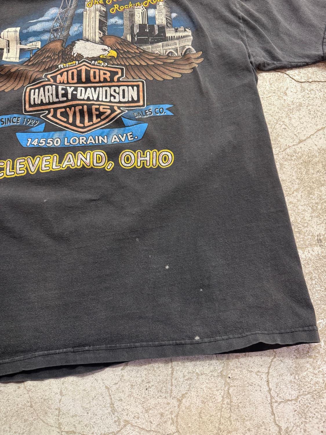 90s할리데이비슨 울프 반팔티 상품이미지8