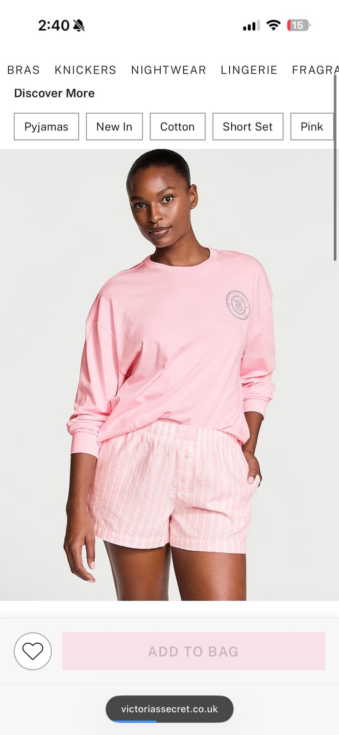 Victoria secret 롱슬리브 셔츠 상품이미지1
