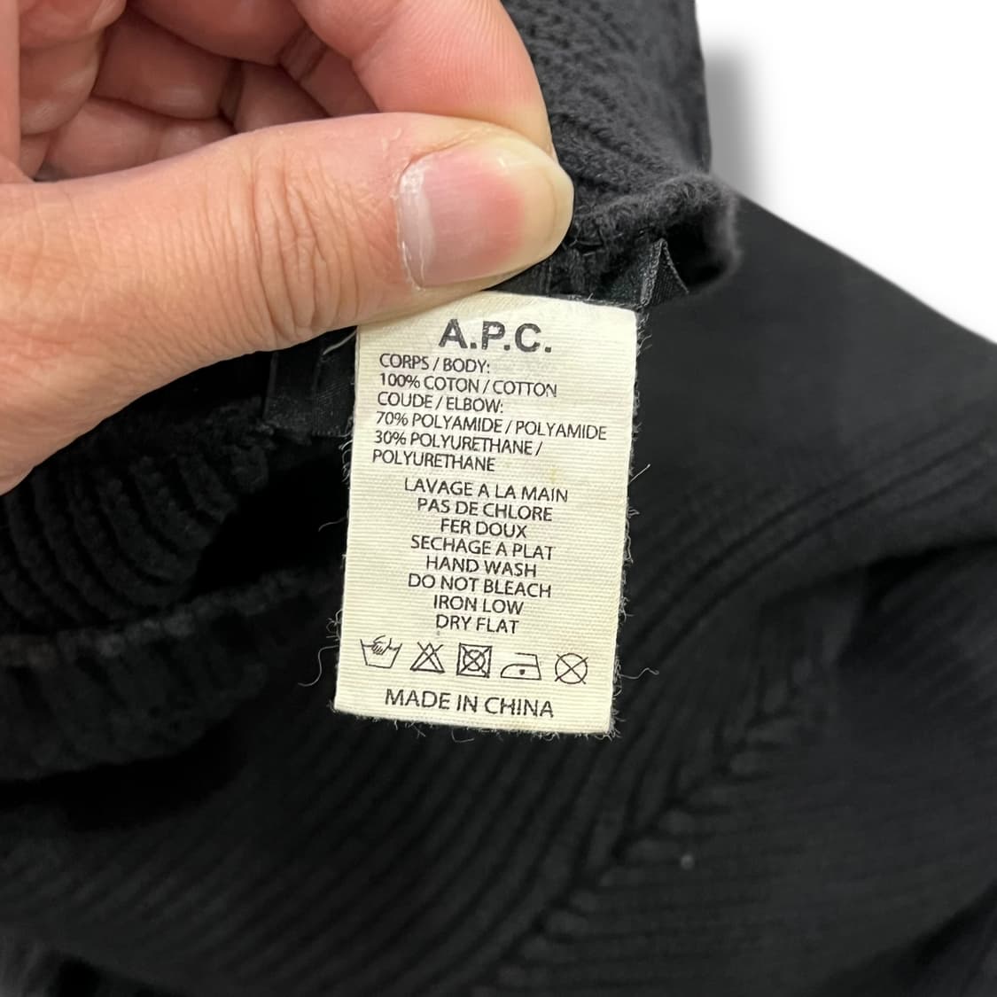  아페쎄 암패치 니트 y14249 상품이미지8