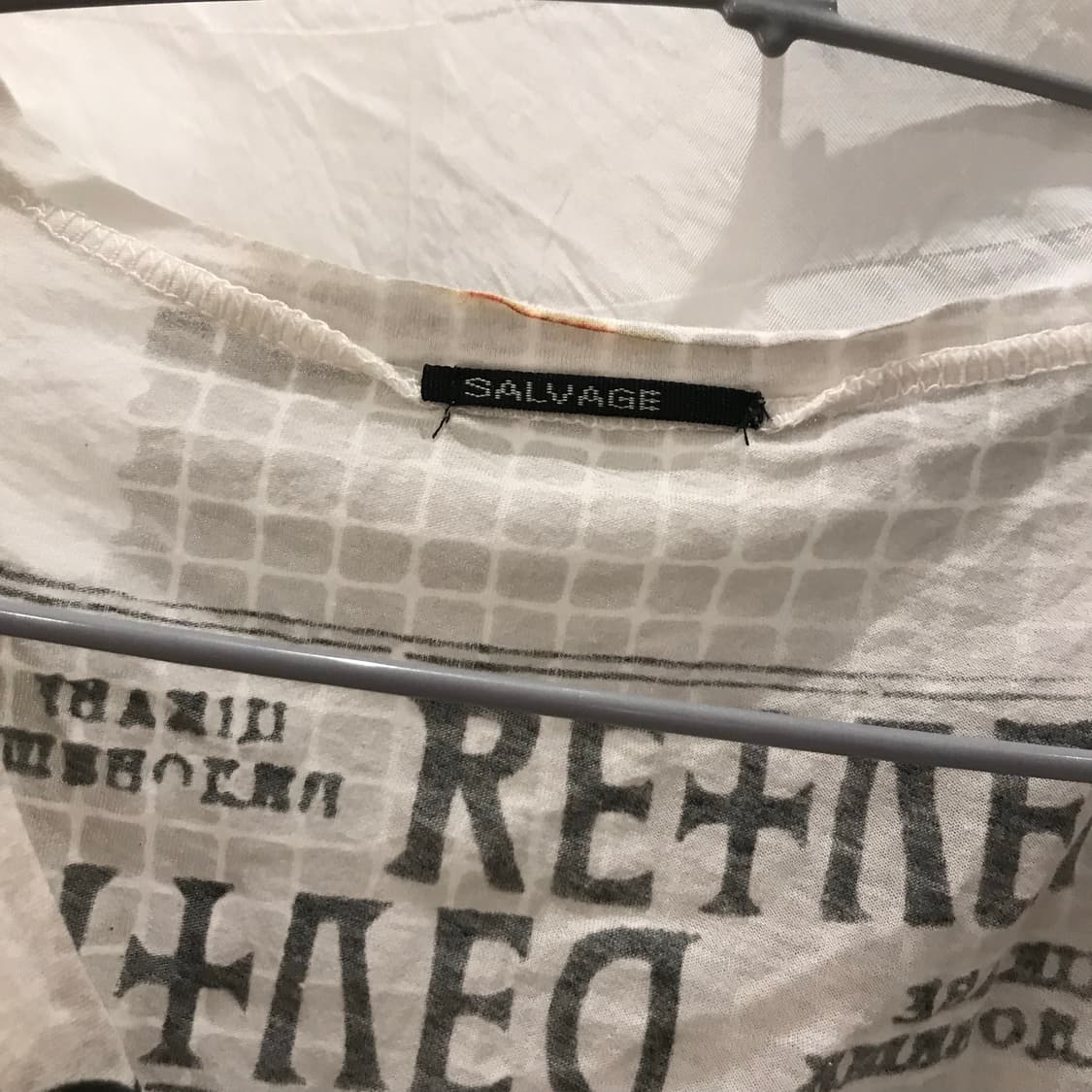 Salvage 샐비지 고스펑크 갸루 고딕 반팔티 상품이미지4