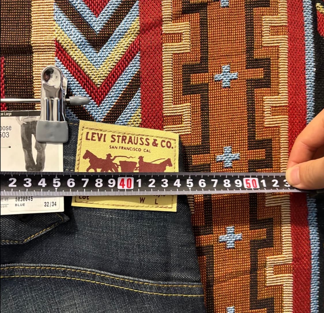 새상품)리바이스 503 Loose Fit 워싱 데님팬츠 상품이미지4