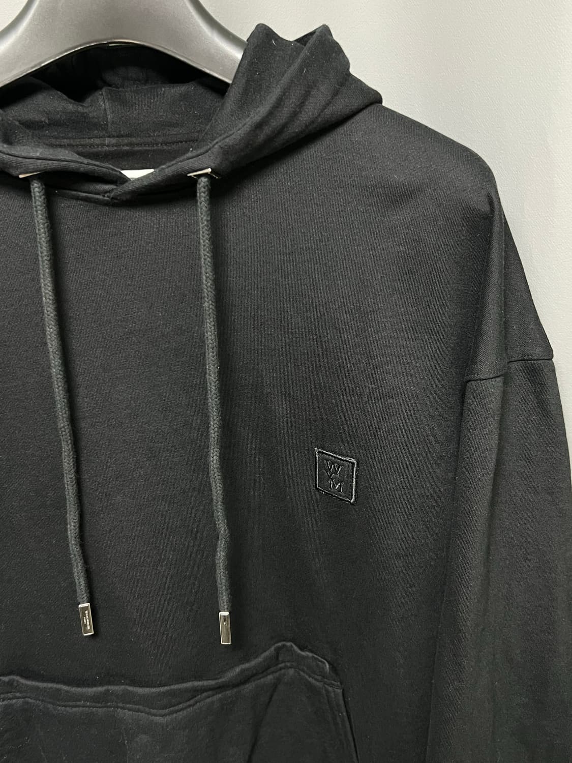 [정품] 25SS 50size 우영미 플라워 다잉 후드 블랙 상품이미지4