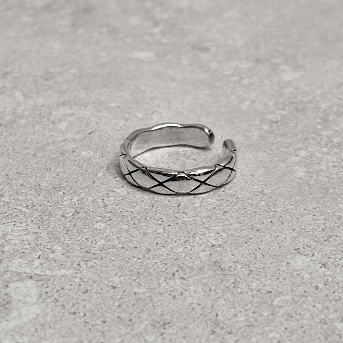 Oribell 코코 크러쉬 925실버 오픈링 슬림 반지 상품이미지5