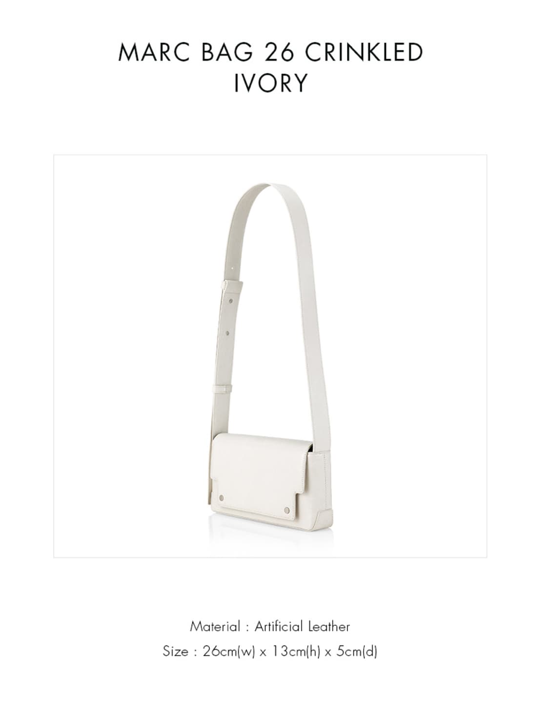 파인드카푸어 마크백 26 아이보리 상품이미지3