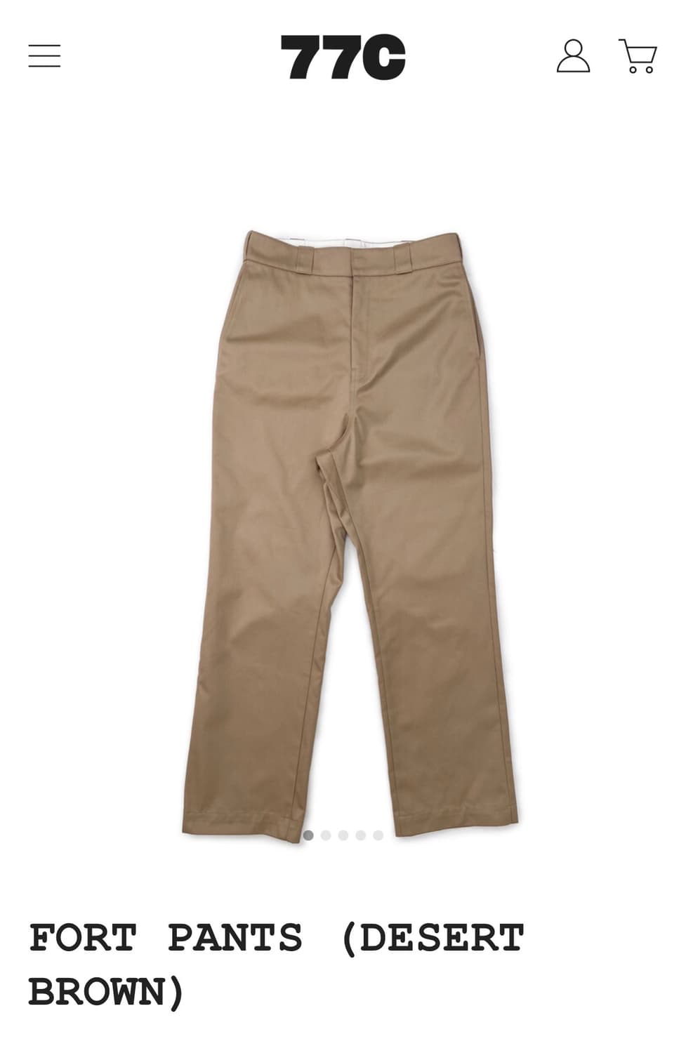 77c 포트팬츠 34 -> 32 교환 또는 판매 상품이미지1