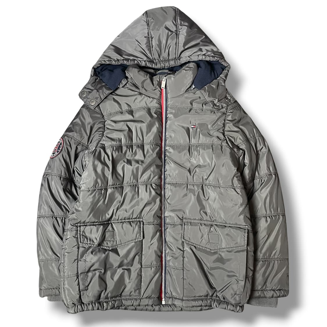 타미힐피거 미니로고 이너페디드 후드 패딩 L 상품이미지1