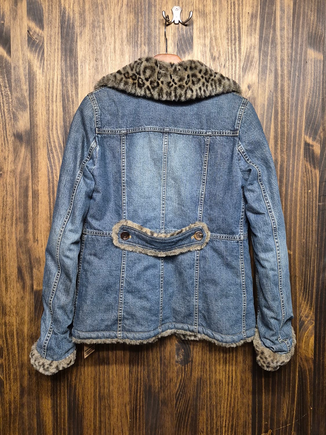 LEOPARD FUR DENIM JACKET 상품이미지5