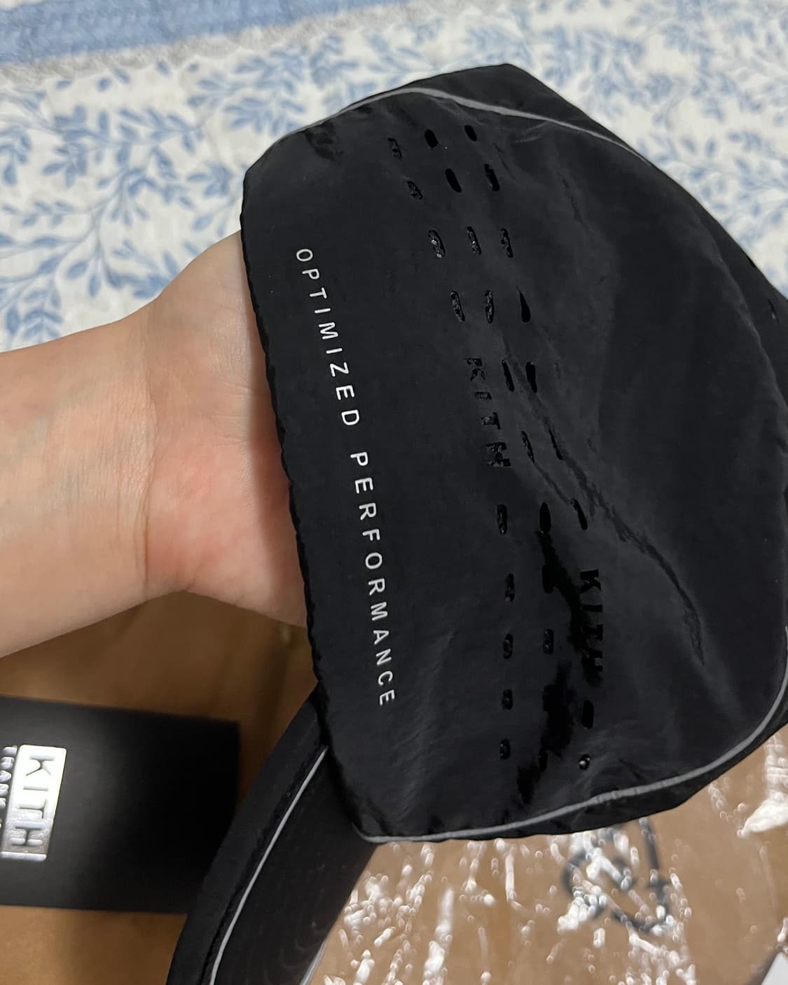 kith 액티브 그리피 나일론 러너 모자 블랙 상품이미지6