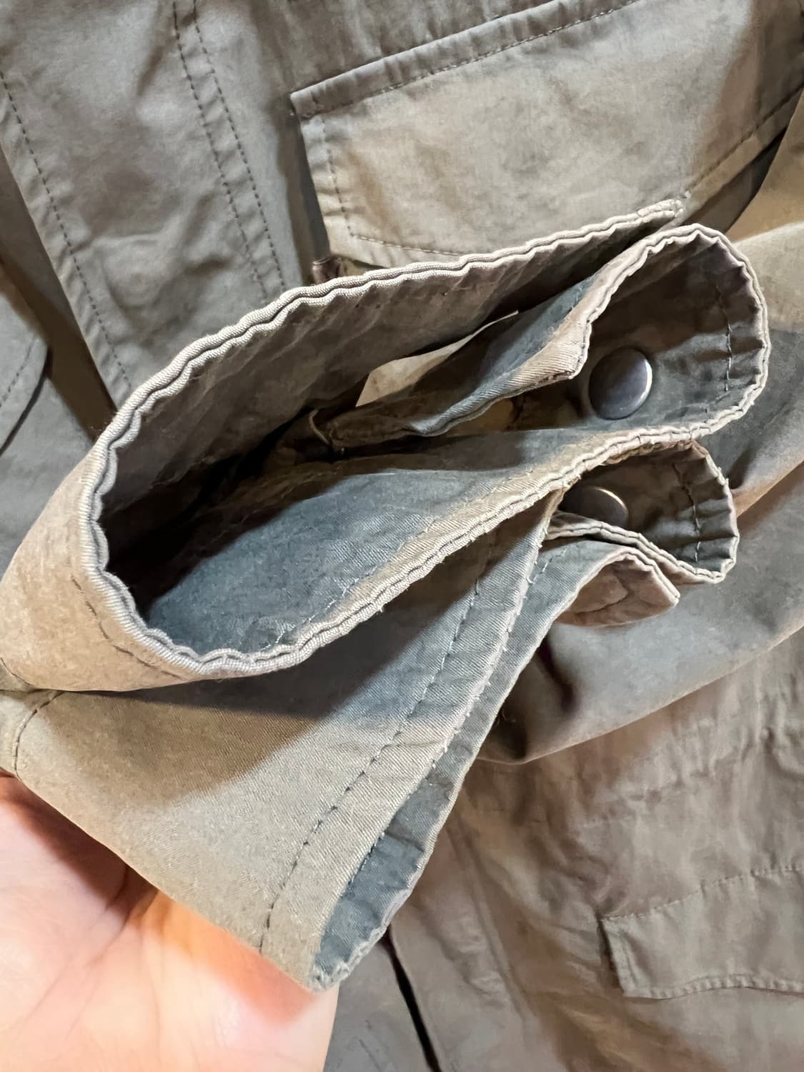 올세인츠 남성 카키 야상자켓  상품이미지7