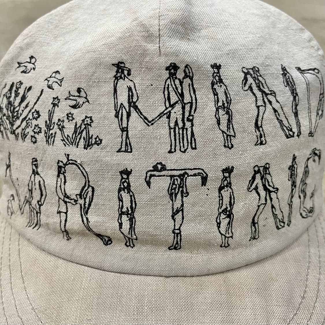 마인드라이팅슬로건 린넨 캡 상품이미지6