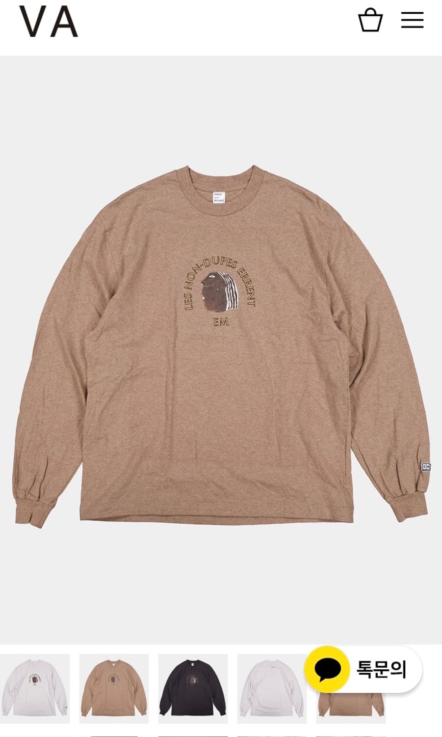 ends and means FACE L/S Tee 상품이미지1