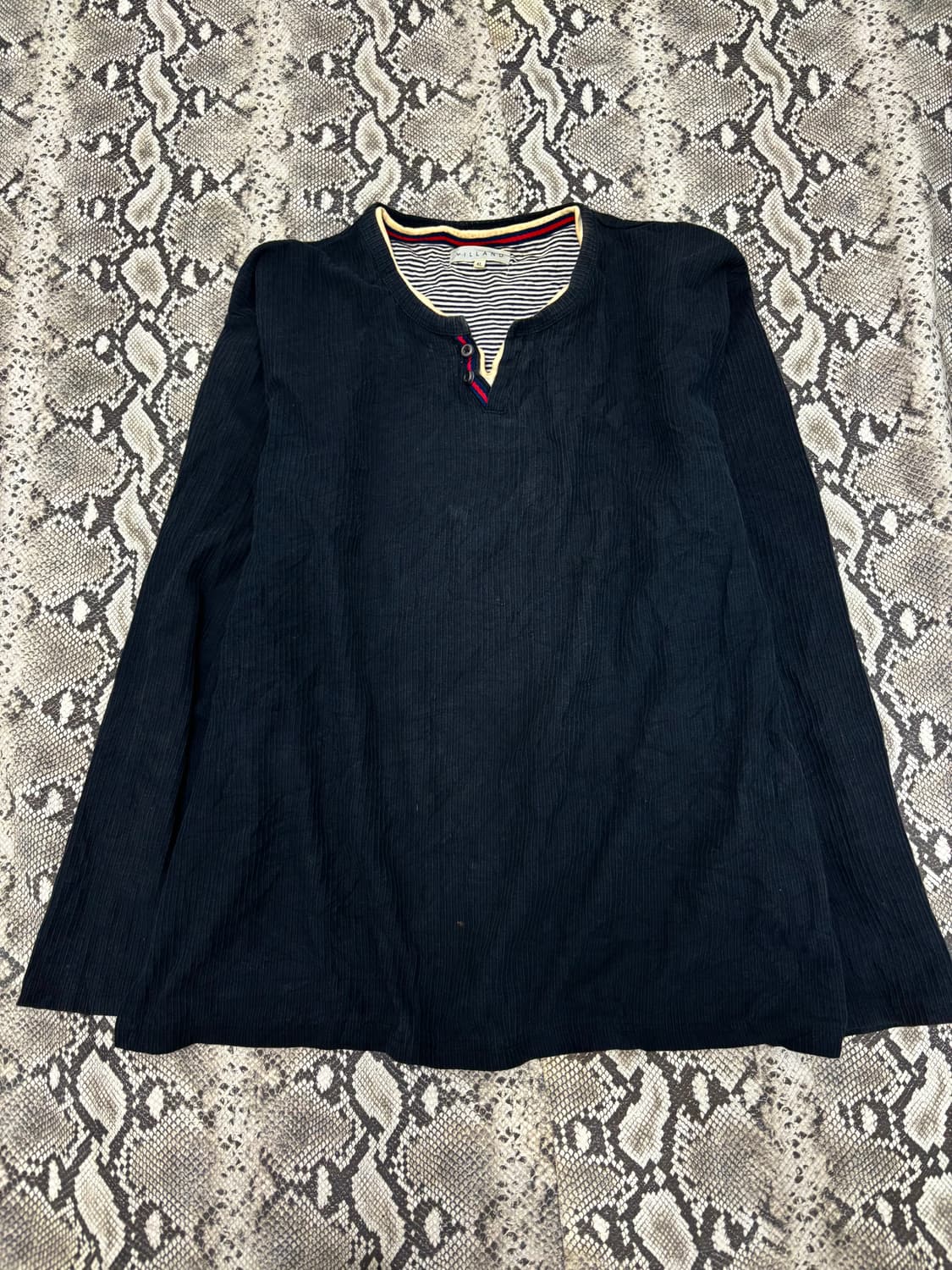 “Villand” Minimal Mood Check Detail Slee 상품이미지1