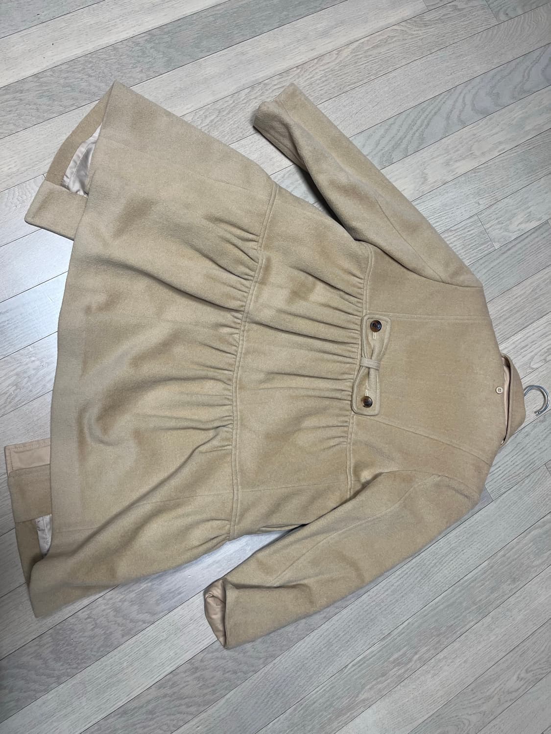 닥스 베이지 키즈 코트 상품이미지3