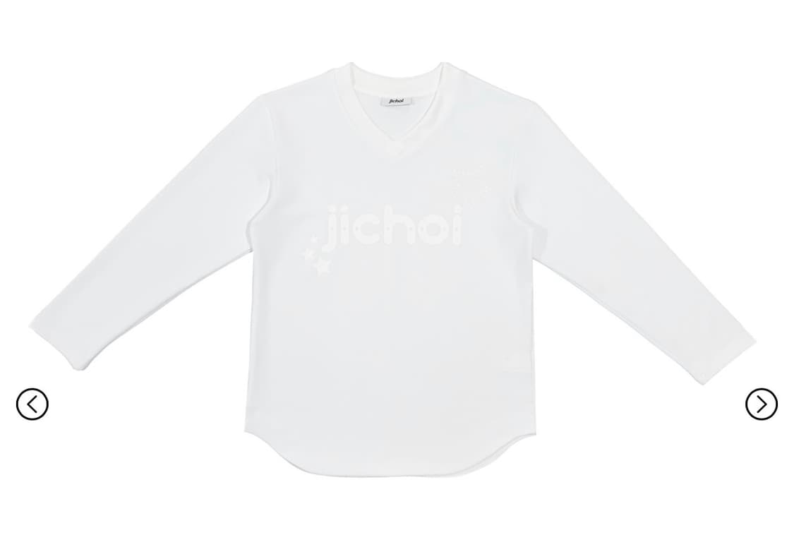 지초이 롱슬리브 파르코 에디션 화이트 1사이즈 판매 상품이미지1