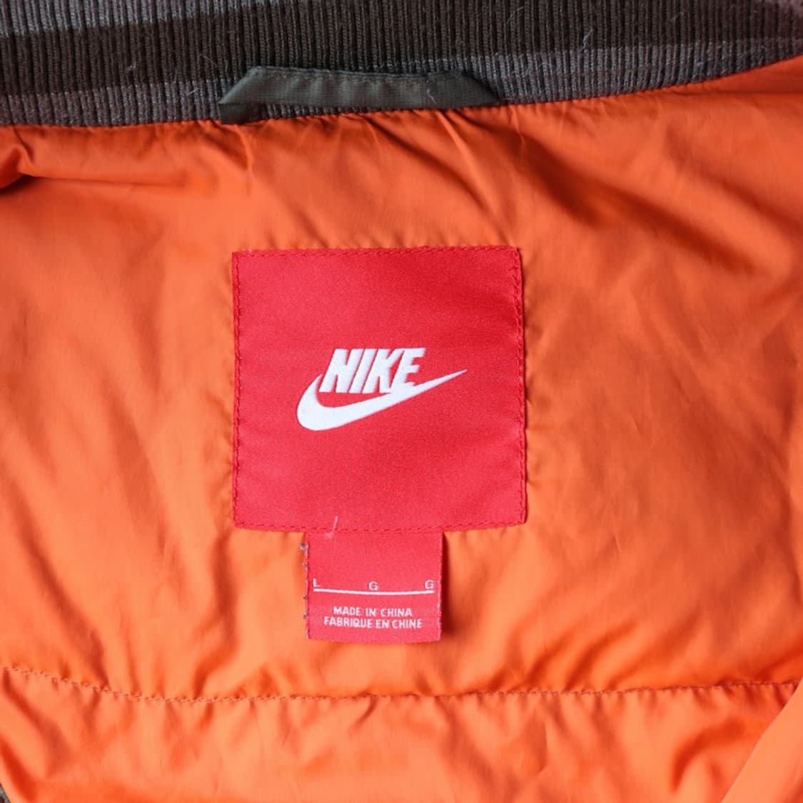 나이키 올리브 덕다운 후드 패딩 L 상품이미지6