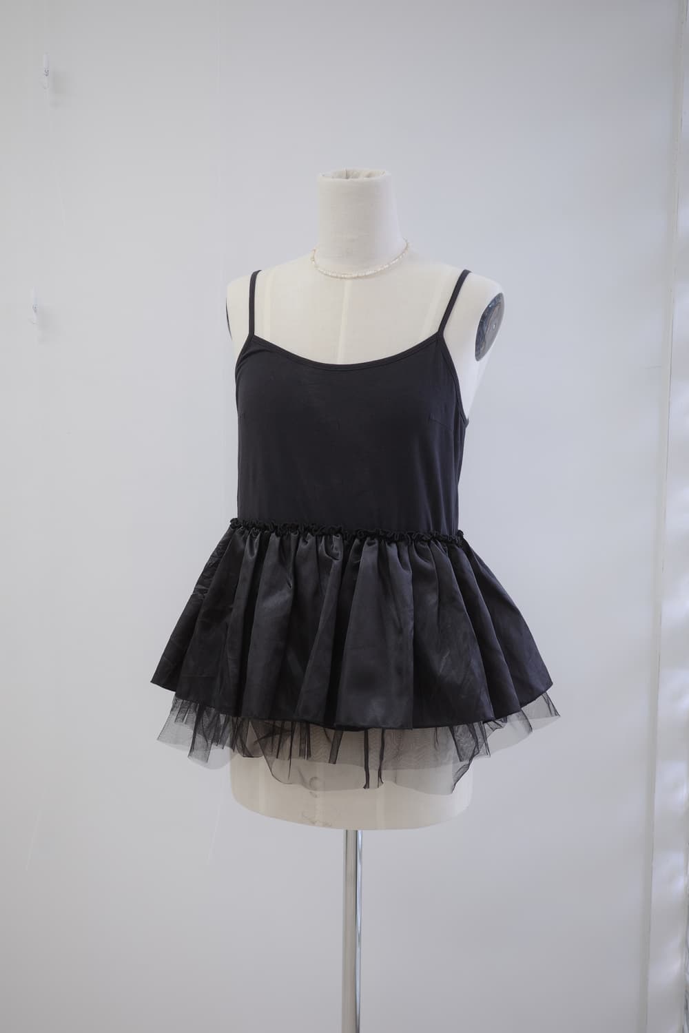 black shirring sleeveless 상품이미지7