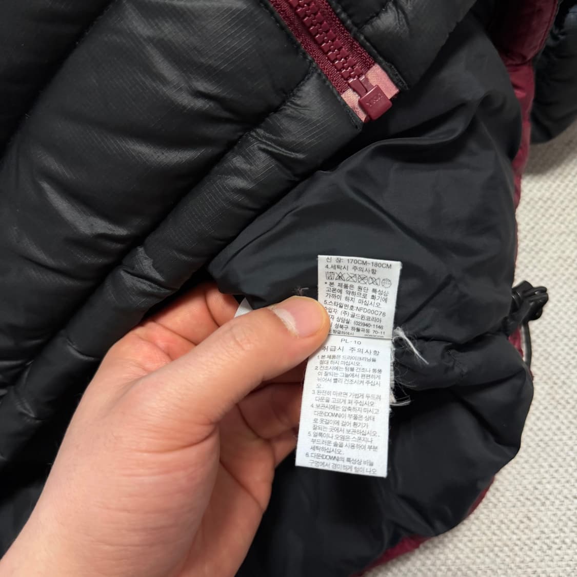 노스페이스 600 다운 패딩 자켓 상품이미지5