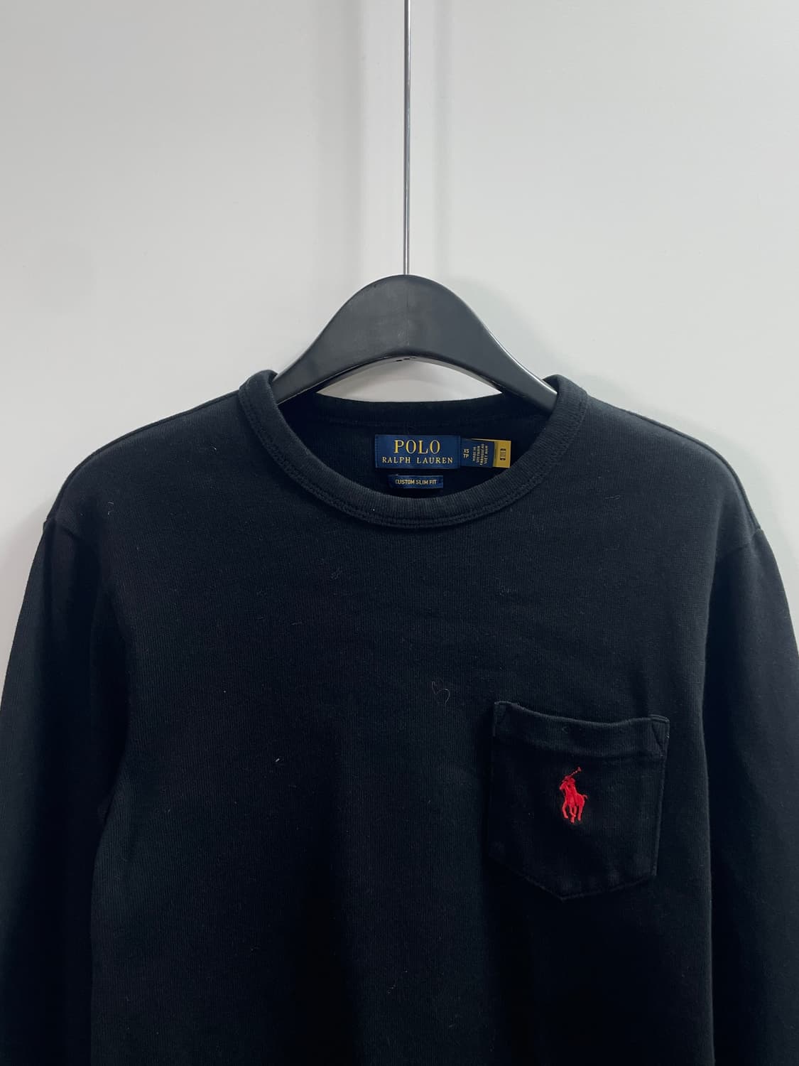 폴로 랄프로렌 포켓 헤비 롱슬리브 긴팔티 (on.675)   상품이미지2