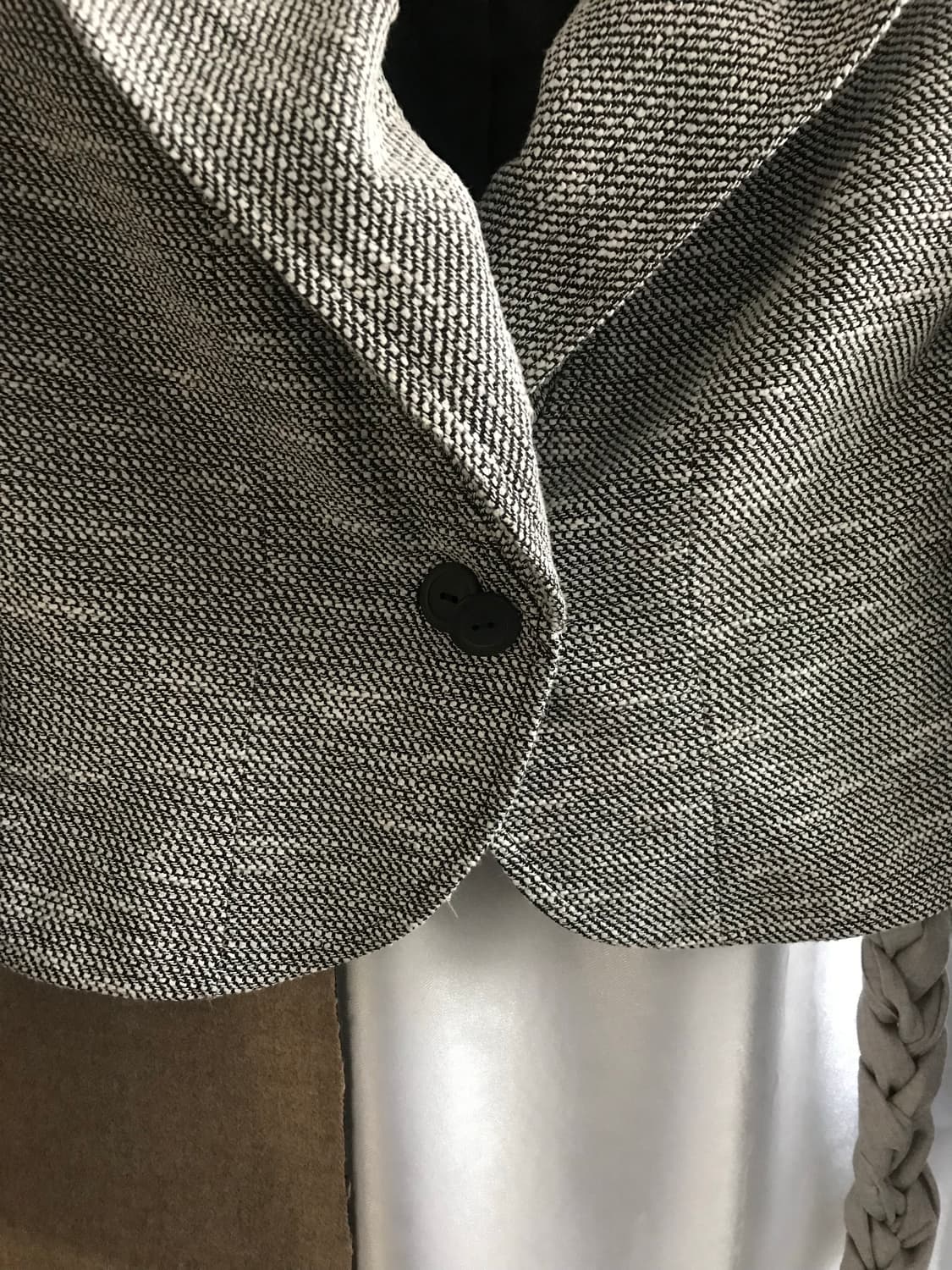 vintage grey short jacket 상품이미지5