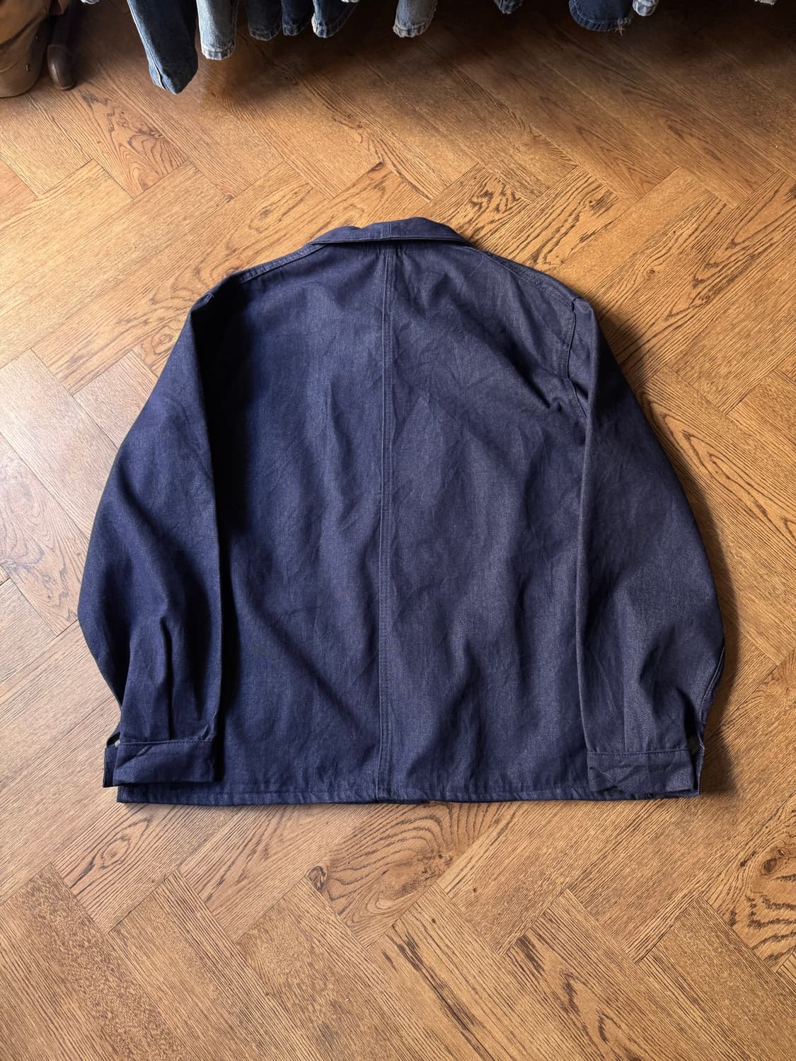 [XL]90's Made in France 프렌치 데님 워크자켓 상품이미지8