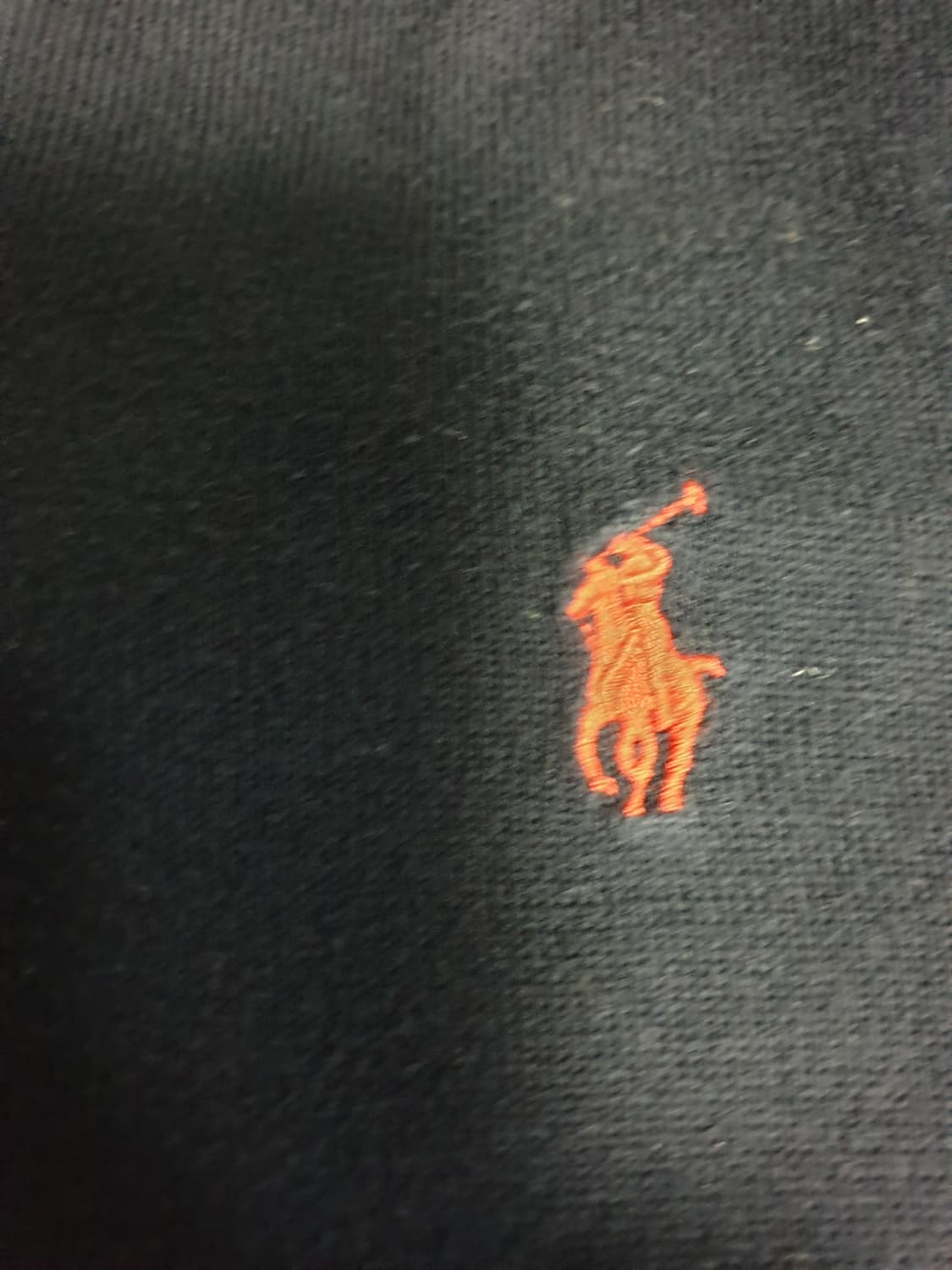 폴로랄프로렌 피마코튼 브이넥 니트 네이비 (M) 상품이미지2