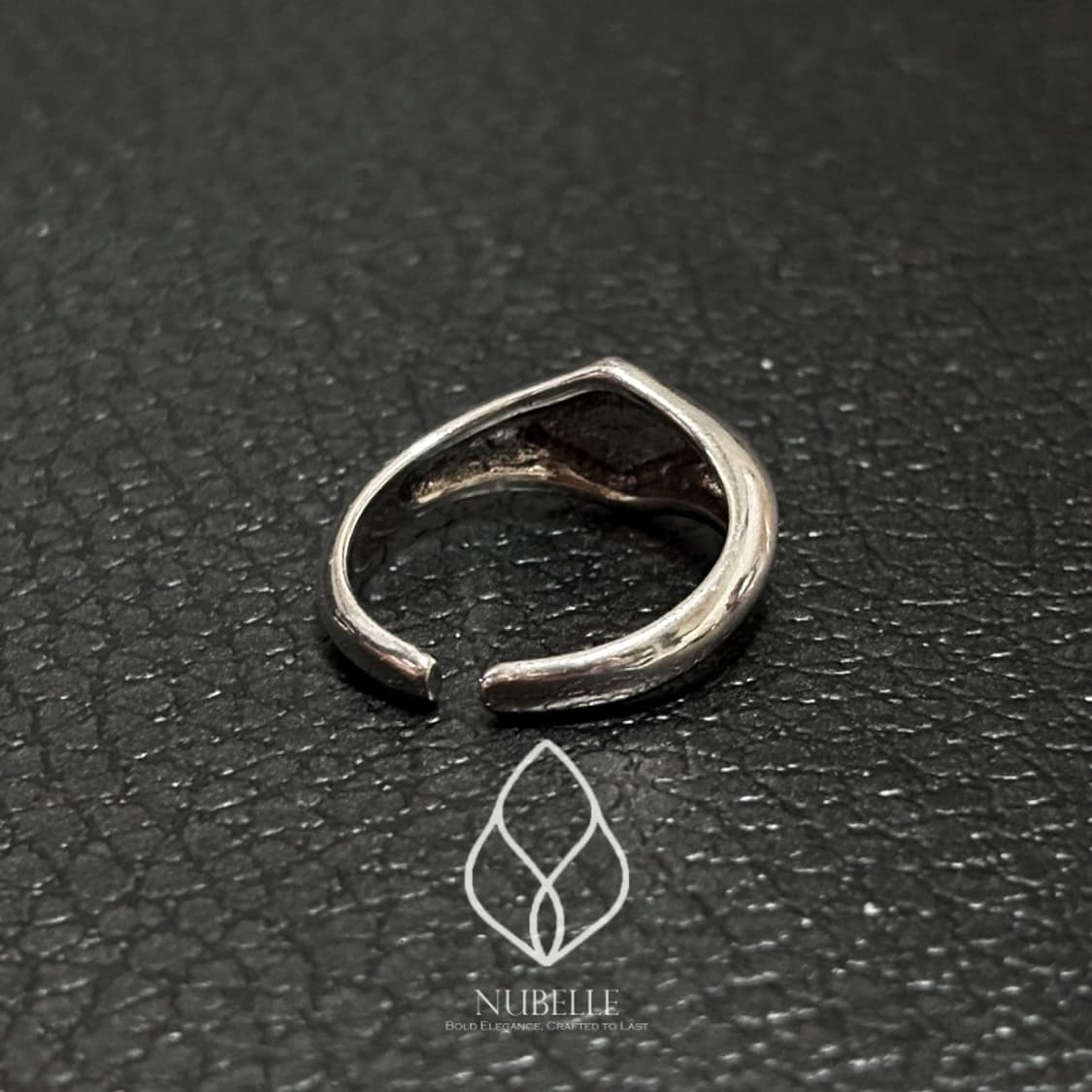🌗 Smile logo ring / 스마일 925실버 오픈링 반지 상품이미지5