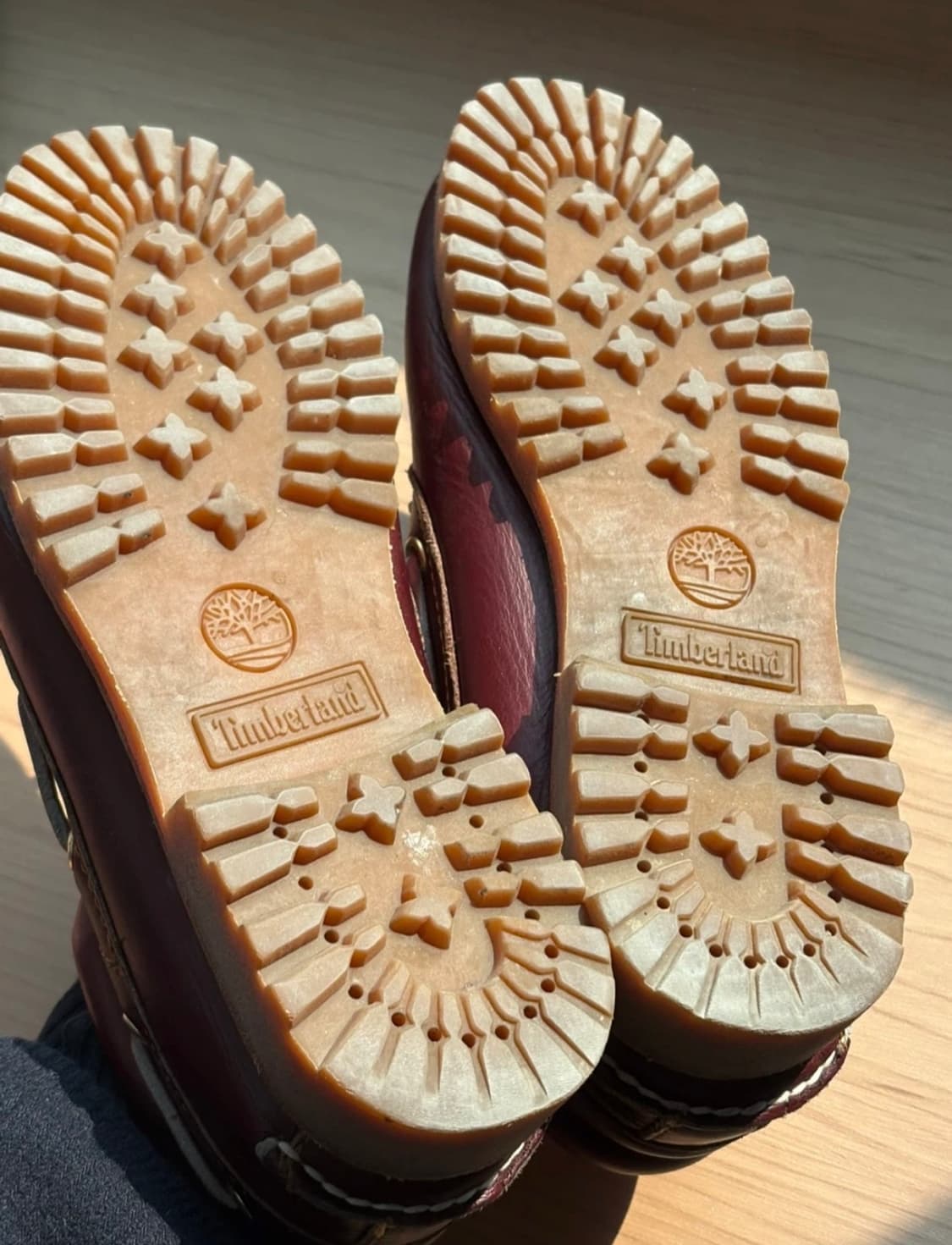 팀버랜드 3아이 보트슈즈 버건디 상품이미지3