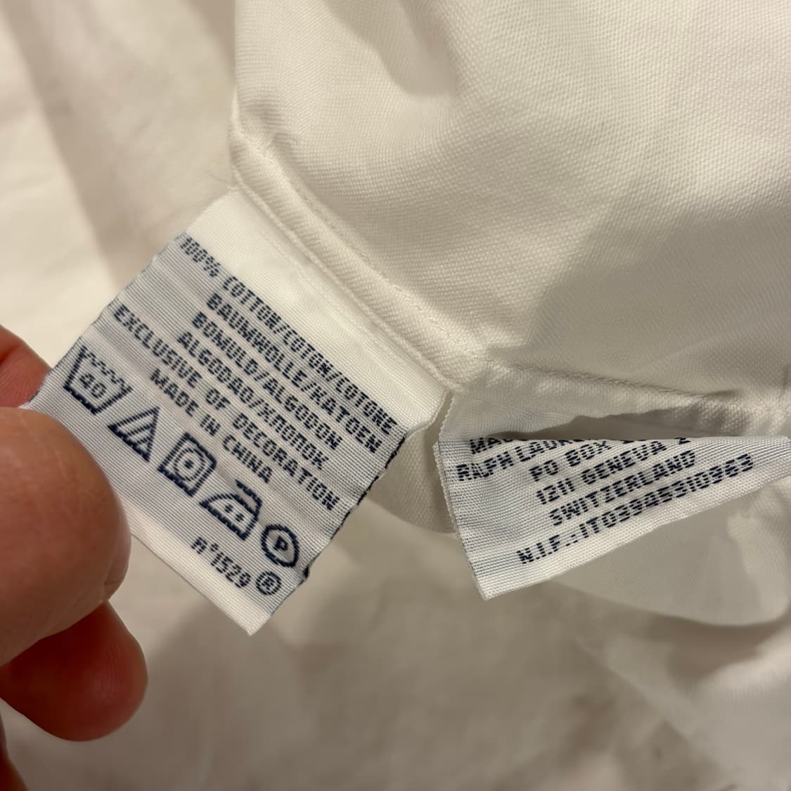 폴로 랄프로렌 화이트 긴팔 셔츠 C214 상품이미지6