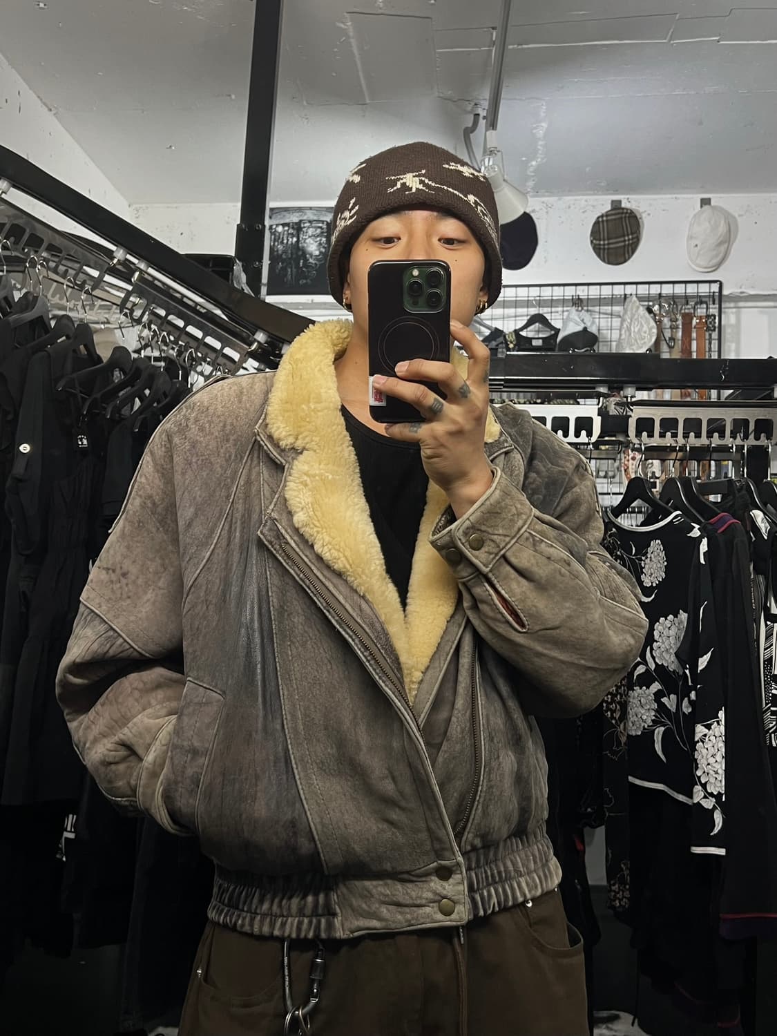 빈티지 양가죽 자켓 상품이미지1