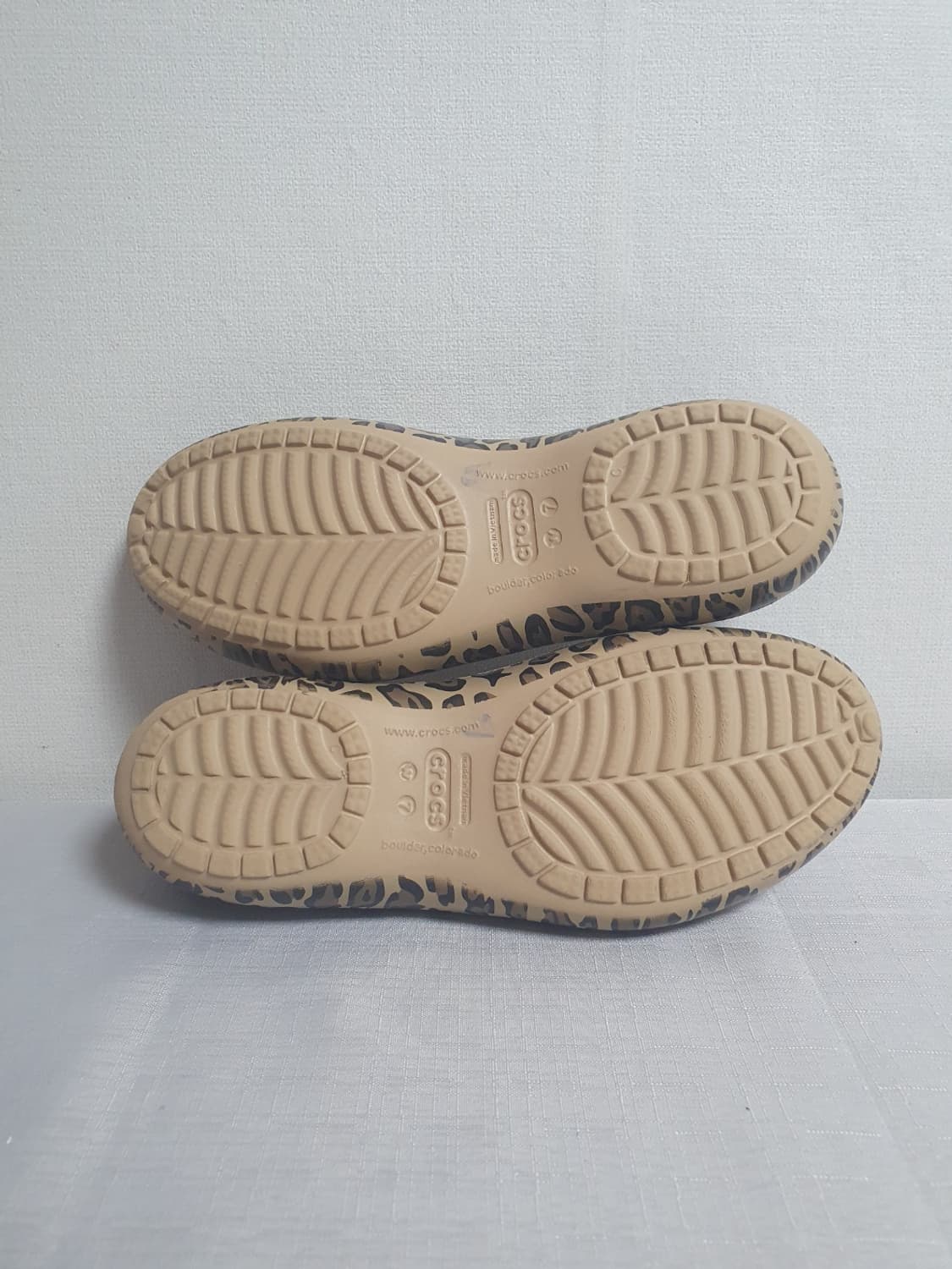 240mm 크록스 카디 플랫 레오파드 플랫슈즈 상품이미지7
