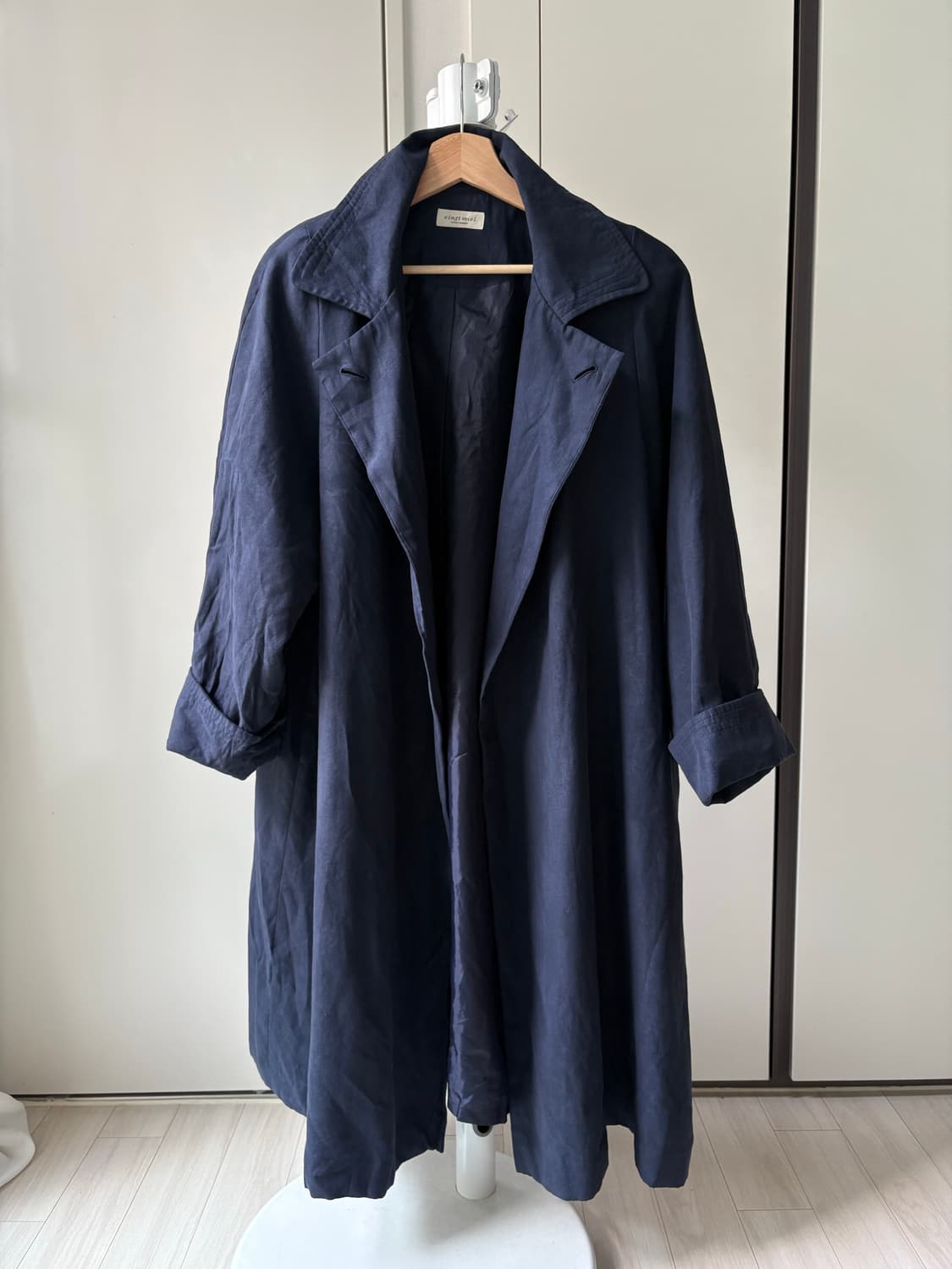 Matte Texture Long Coat 상품이미지9