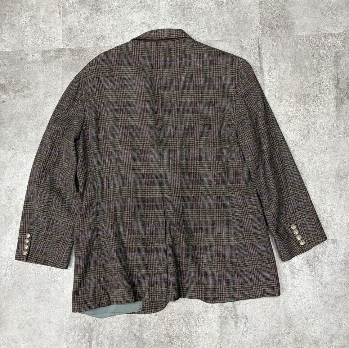 폴로 랄프로렌 울체크 해링본 자켓 상품이미지5