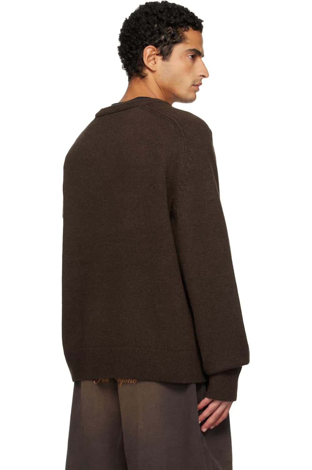 아크네 브라운 V넥 스웨터 상품이미지7