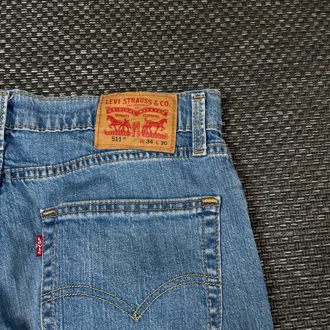 (34) 리바이스 511 34X30 중청 데님 팬츠 상품이미지8