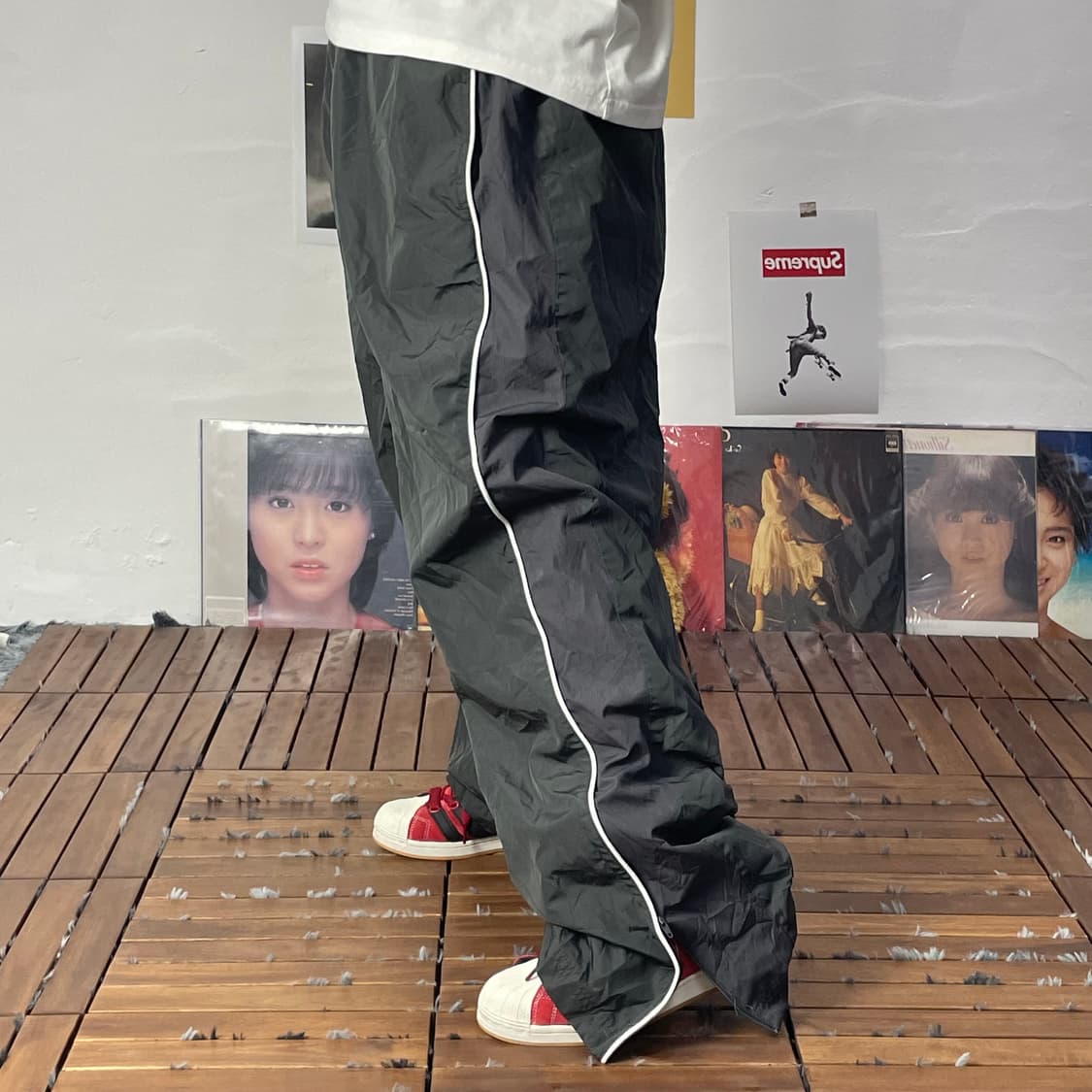 [XL]REEBOK 리복 올드스쿨 나일론 트레이닝 팬츠 상품이미지3