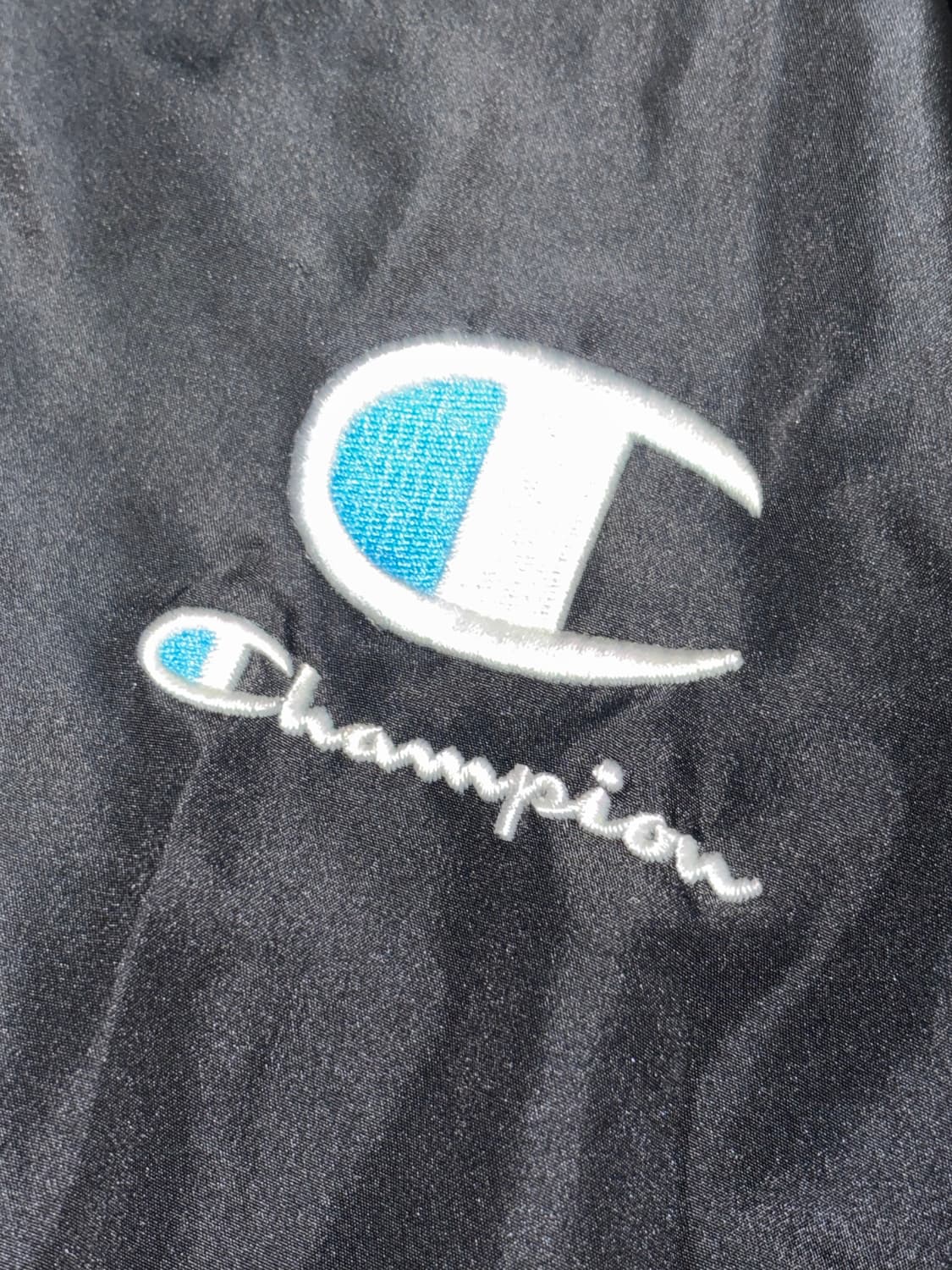 y2k 챔피온 빈티지 바람막이 자켓 🩵🖤 상품이미지2