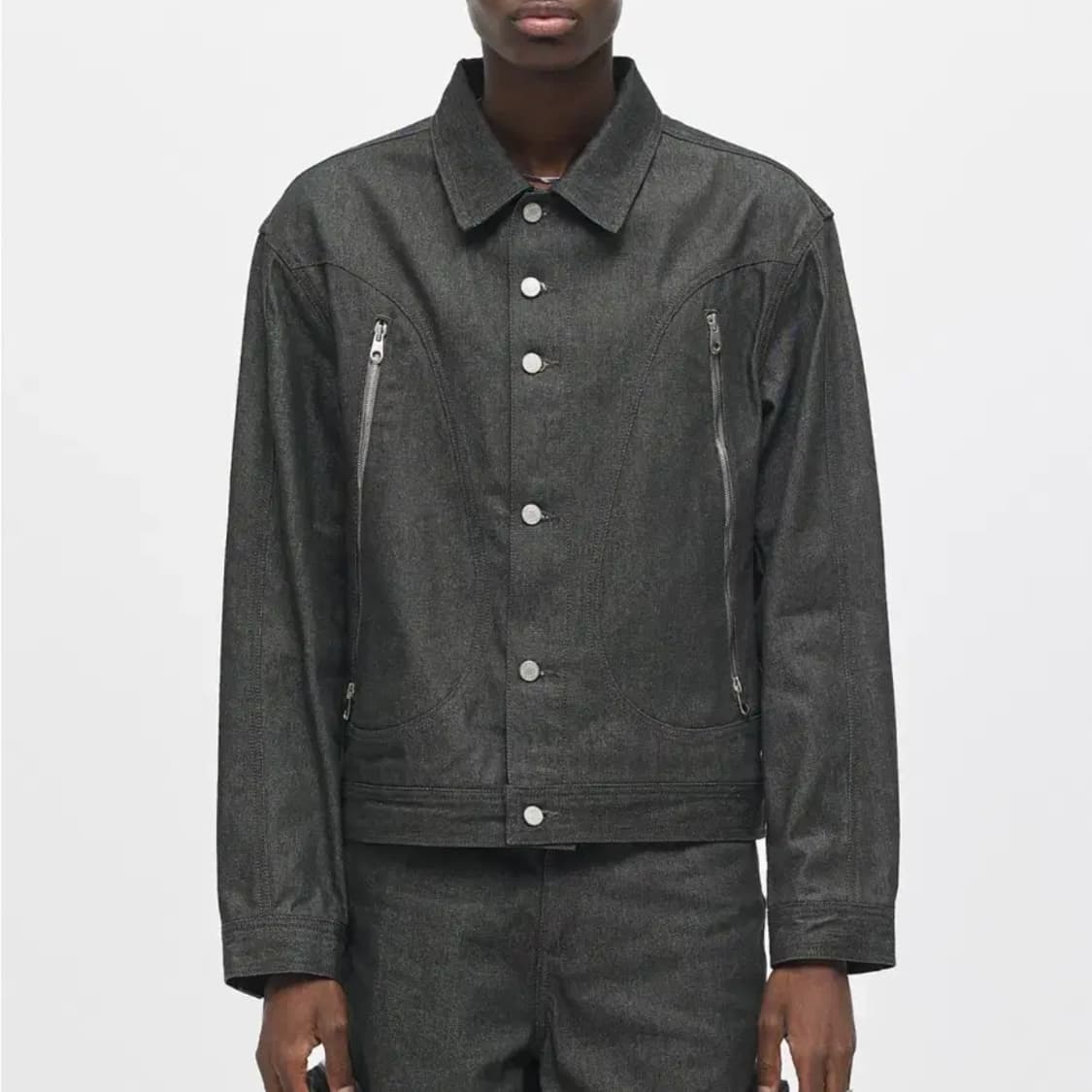 애드오프 SWOLLEN POCKET DENIM CHARCOAL 상품이미지1