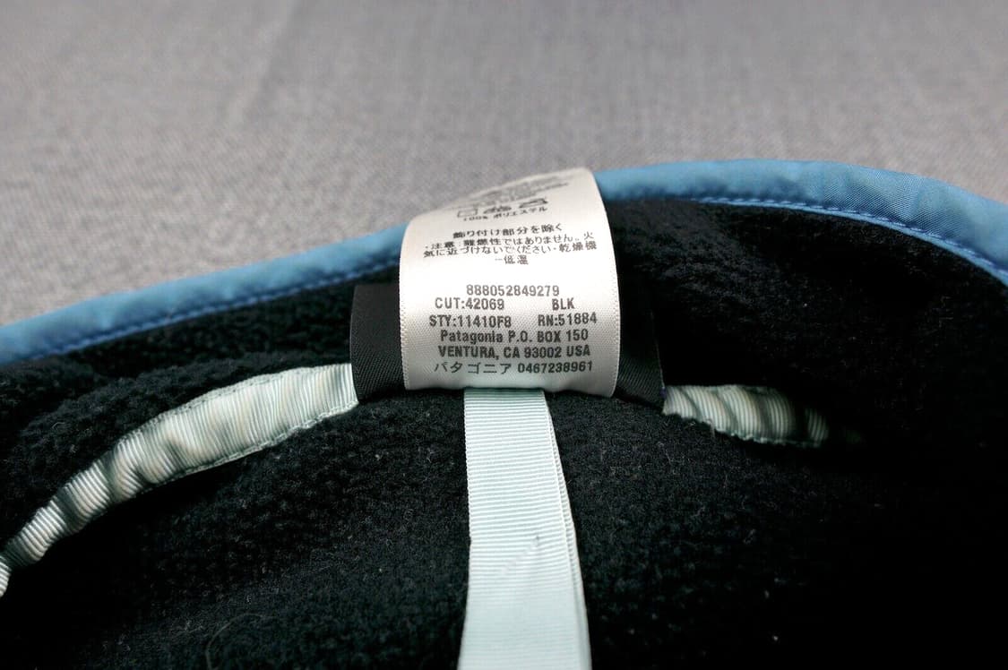 99FW 파타고니아 신칠라 스냅-T 블랙/스카이블루 멕시코 상품이미지5