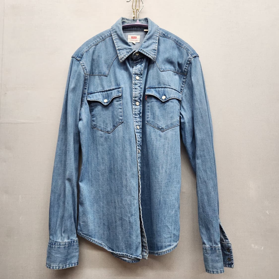 리바이스 웨스턴 데님 셔츠 S(M) 상품이미지1