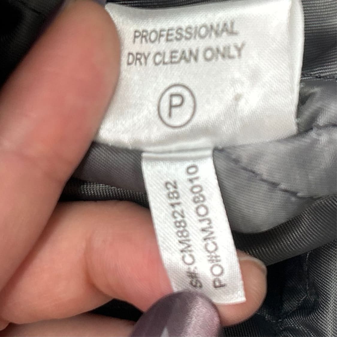 캘빈클라인 울 브렌드 싱글 코트 차콜 M 상품이미지6
