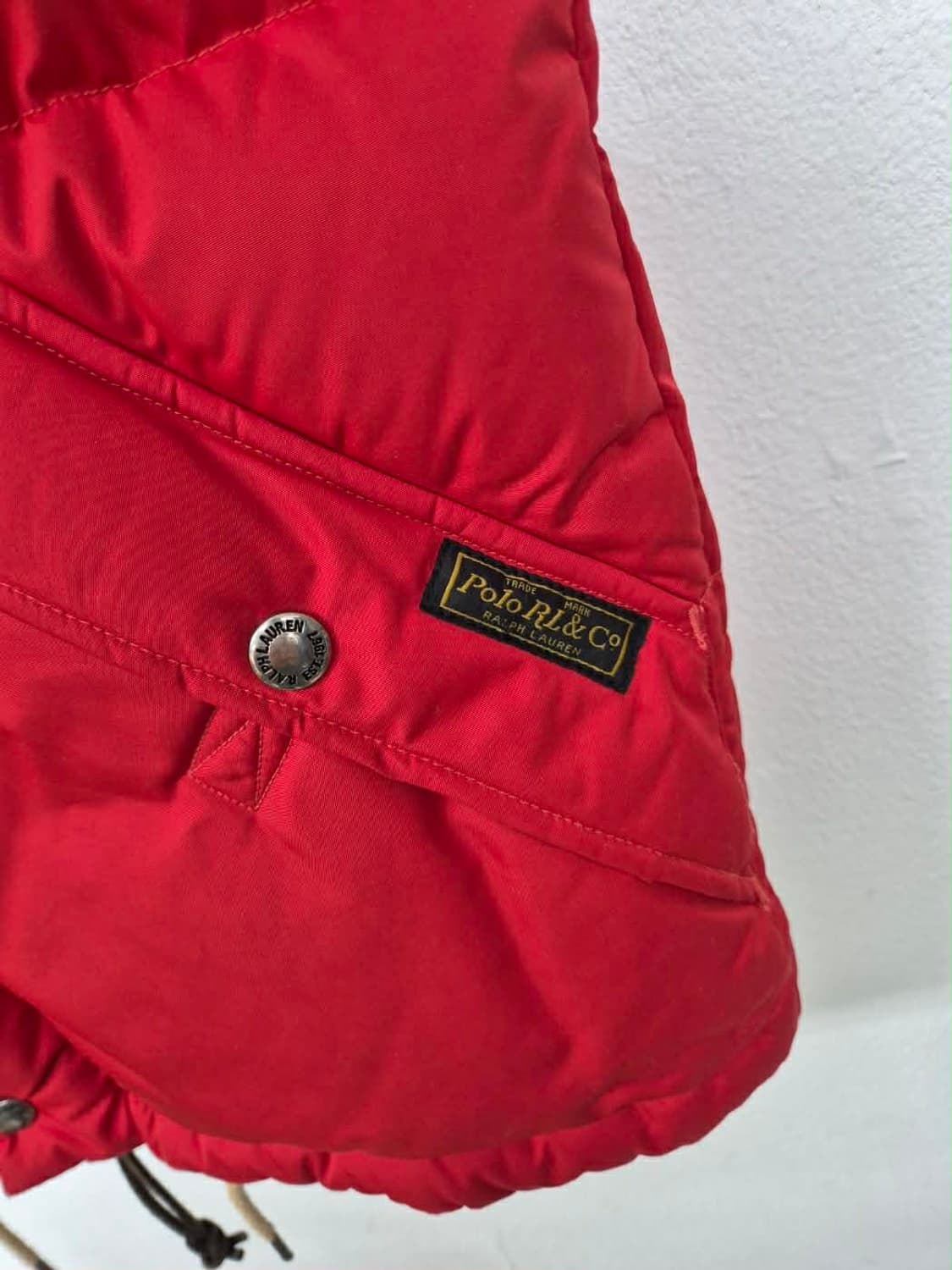[M] 폴로 랄프로렌 레드 덕다운 패딩 베스트 상품이미지6