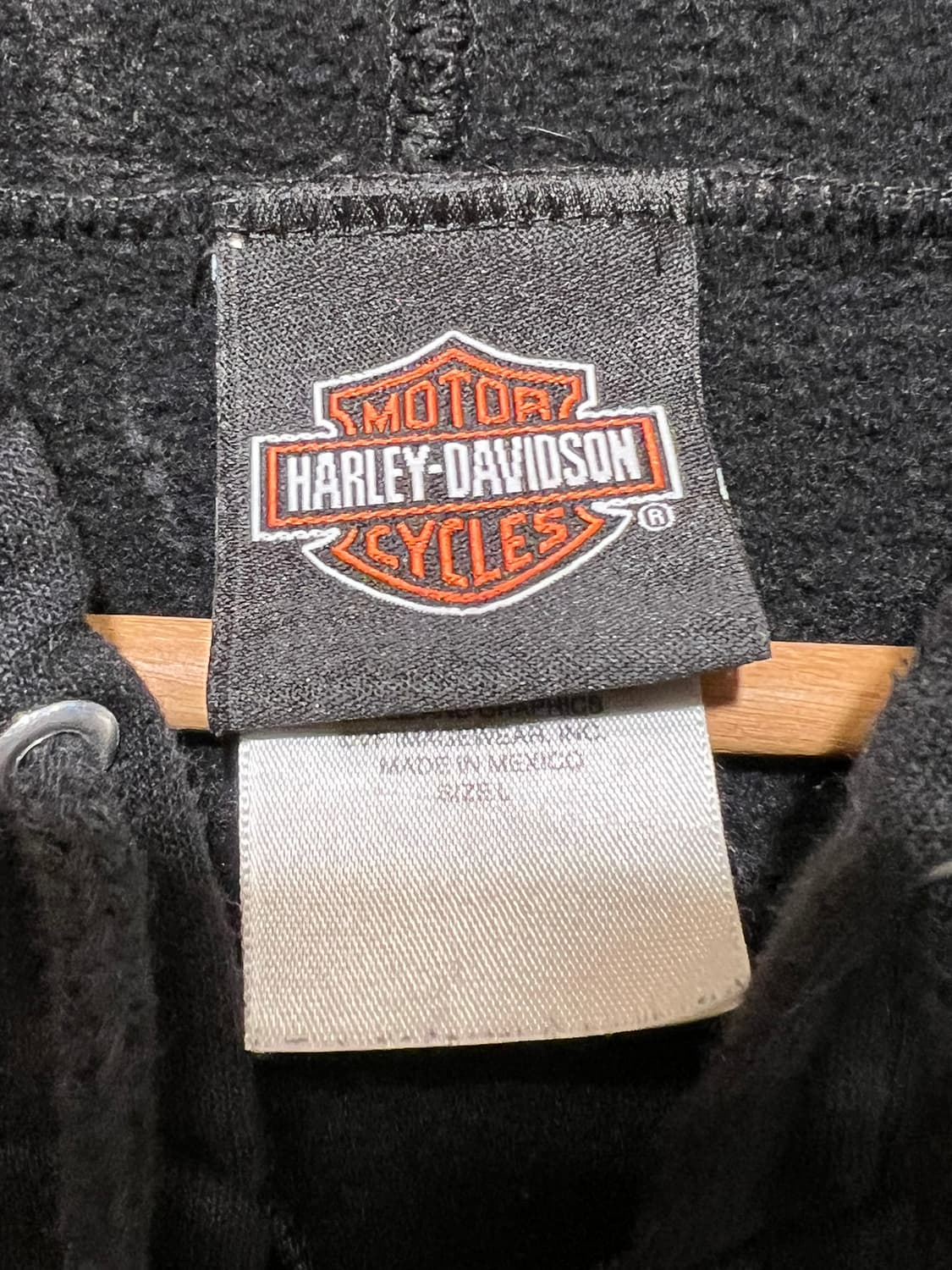 [L] 할리데이비슨 스컬 후드집업 블랙 빈티지 바이커 아메리칸 캐주얼 상품이미지9