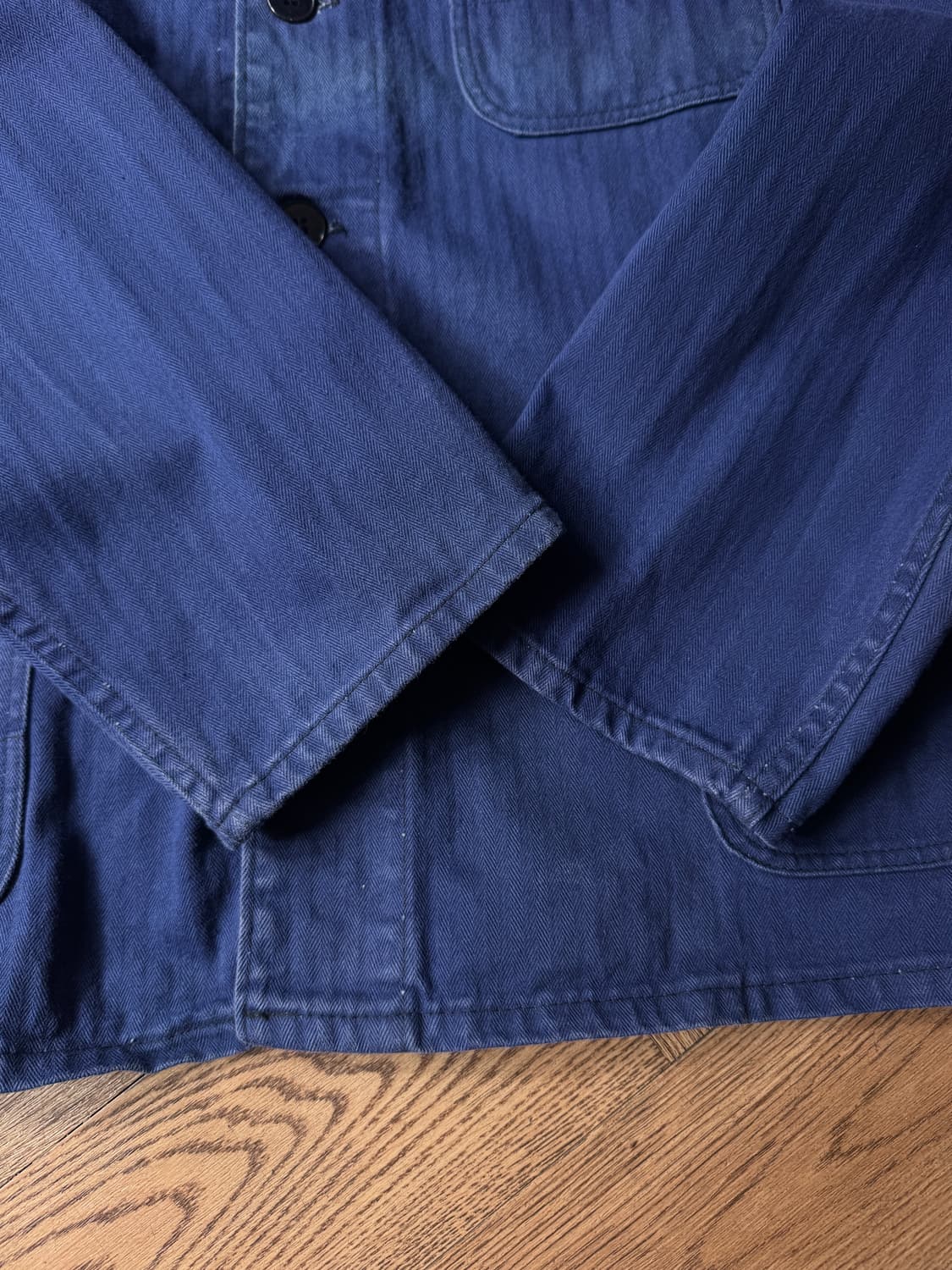 [L]60's 헤링본 몰스킨 프렌치 워크자켓 상품이미지5