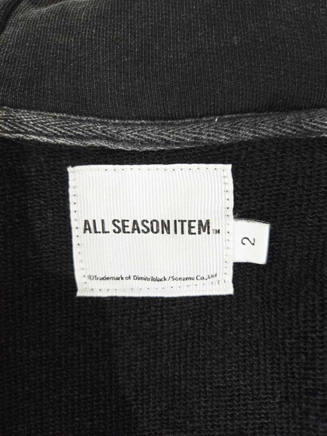 DIMITRI BLACK 디미트리블랙 올시즌아이템 워싱 후드 집업 상품이미지7