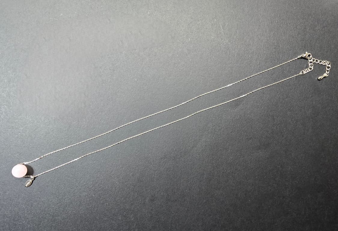 써지컬스틸 원석목걸이_장미석 상품이미지3