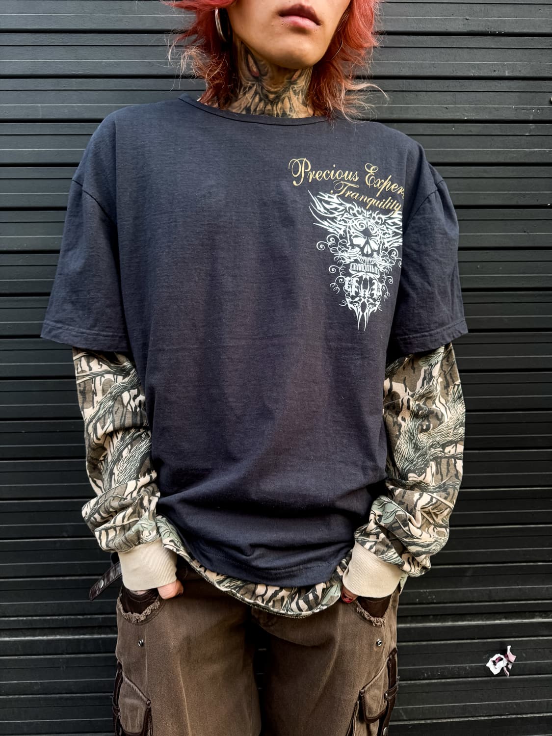 Skull Graphic T-shirt 상품이미지2